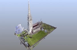 Laser scanning the Marble Church in High Definition